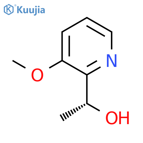 (1R)-1-(3-methoxypyridin-2-yl)ethan-1-ol structure