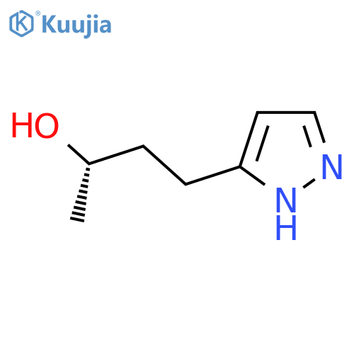 (2S)-4-(1H-pyrazol-3-yl)butan-2-ol structure