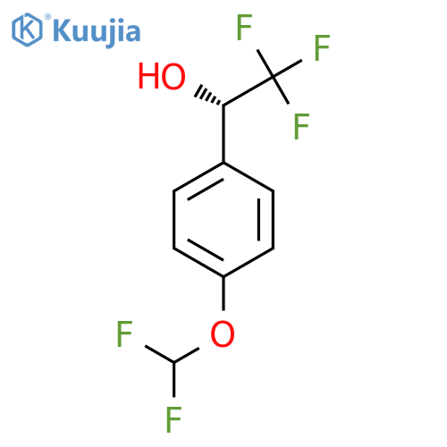 (1S)-1-4-(difluoromethoxy)phenyl-2,2,2-trifluoroethan-1-ol structure