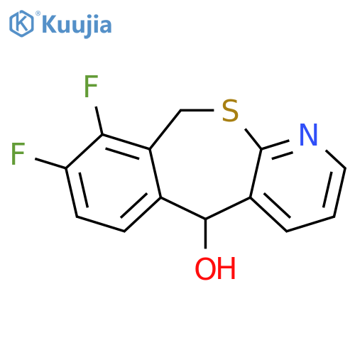 [2]Benzothiepino[3,4-b]pyridin-5-ol, 8,9-difluoro-5,10-dihydro- structure
