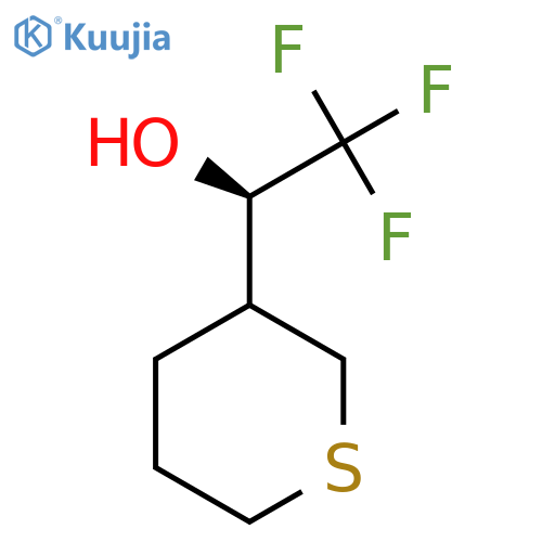 (1R)-2,2,2-trifluoro-1-(thian-3-yl)ethan-1-ol structure