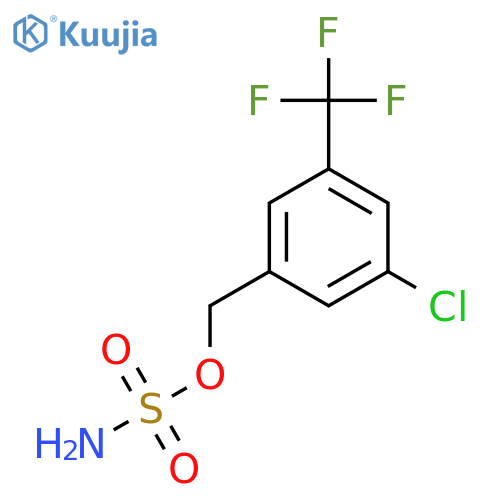 3-chloro-5-(trifluoromethyl)phenylmethyl sulfamate structure