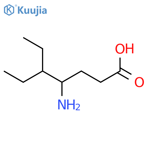 4-amino-5-ethylheptanoic acid structure