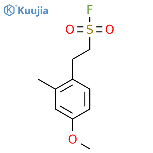2-(4-Methoxy-2-methylphenyl)ethane-1-sulfonyl fluoride structure