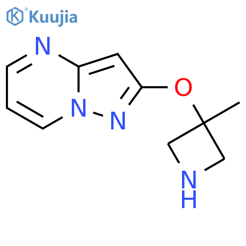 3-methyl-3-{pyrazolo1,5-apyrimidin-2-yloxy}azetidine structure
