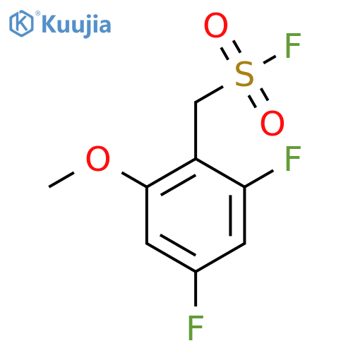 (2,4-Difluoro-6-methoxyphenyl)methanesulfonyl fluoride structure