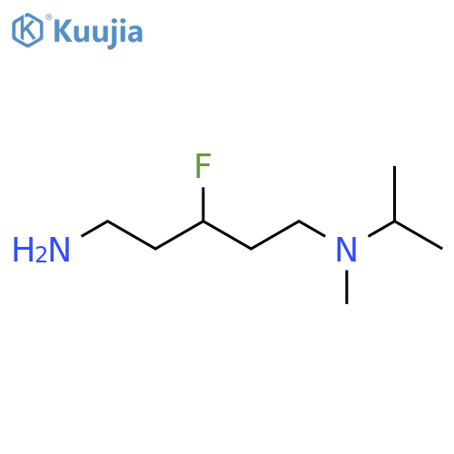 (5-amino-3-fluoropentyl)(methyl)(propan-2-yl)amine structure
