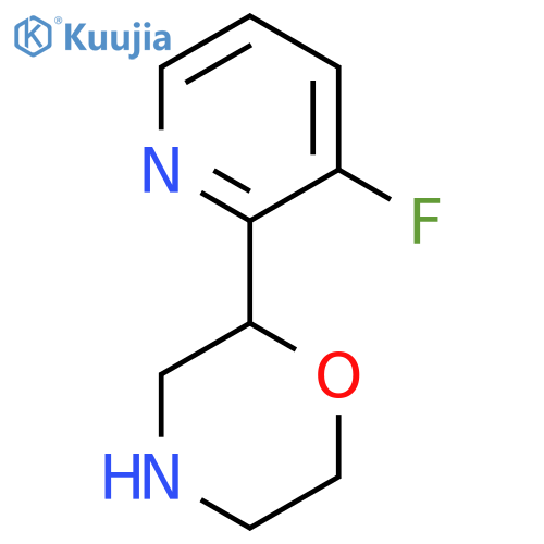 2-(3-fluoropyridin-2-yl)morpholine structure