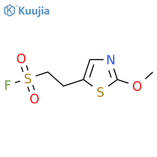 2-(2-methoxy-1,3-thiazol-5-yl)ethane-1-sulfonyl fluoride structure