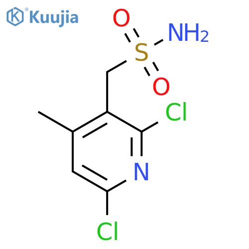 (2,6-dichloro-4-methylpyridin-3-yl)methanesulfonamide structure
