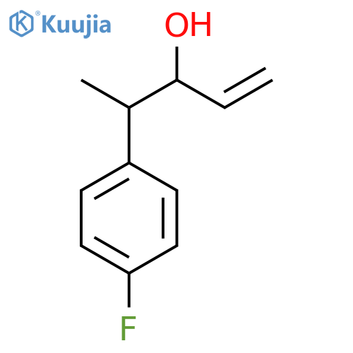 4-(4-fluorophenyl)pent-1-en-3-ol structure