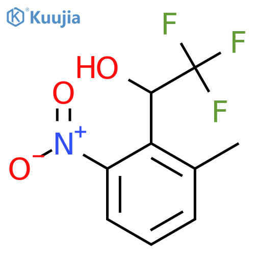 2,2,2-trifluoro-1-(2-methyl-6-nitrophenyl)ethan-1-ol structure