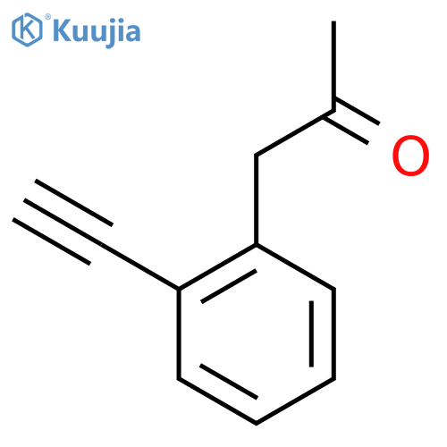 1-(2-ethynylphenyl)propan-2-one structure