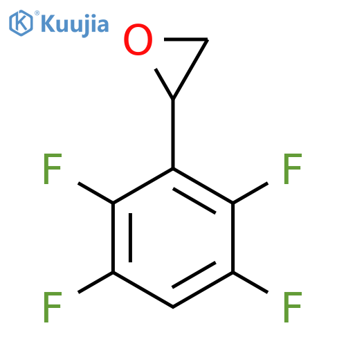 2-(2,3,5,6-tetrafluorophenyl)oxirane structure