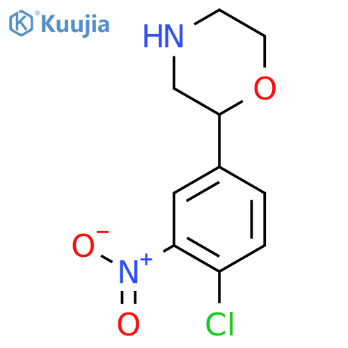 2-(4-chloro-3-nitrophenyl)morpholine structure