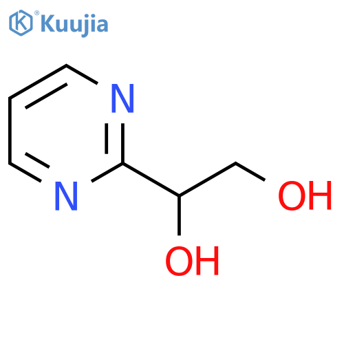 1-(pyrimidin-2-yl)ethane-1,2-diol structure
