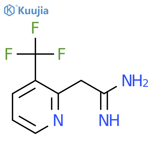 2-3-(trifluoromethyl)pyridin-2-ylethanimidamide structure