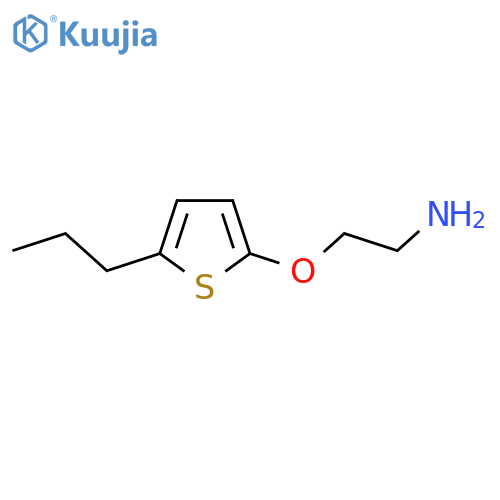 2-(5-propylthiophen-2-yl)oxyethan-1-amine structure