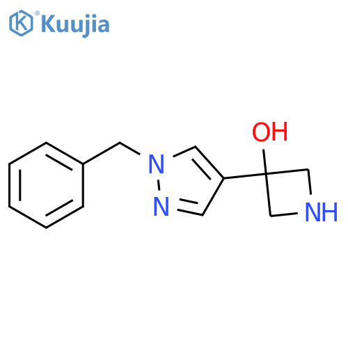 3-(1-benzyl-1H-pyrazol-4-yl)azetidin-3-ol structure