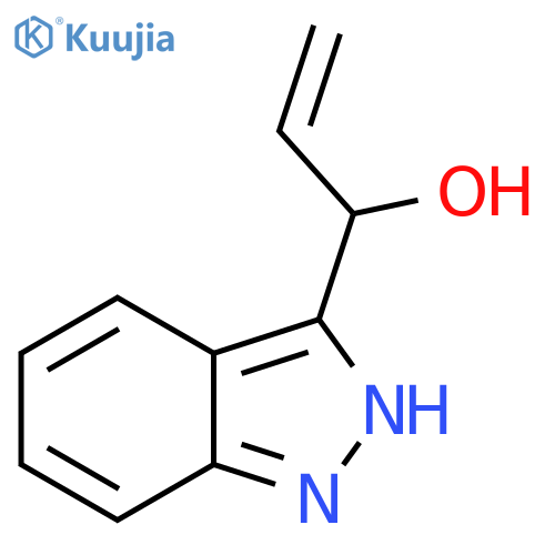 1-(1H-indazol-3-yl)prop-2-en-1-ol structure