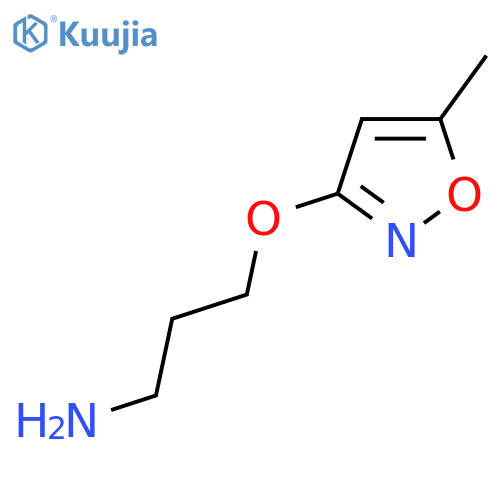 3-(5-methyl-1,2-oxazol-3-yl)oxypropan-1-amine structure