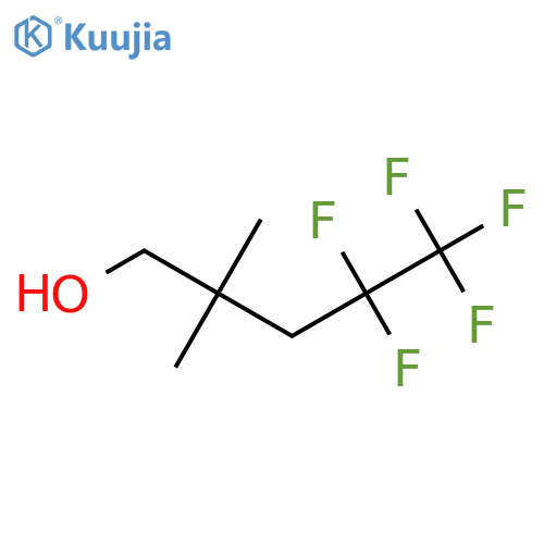 4,4,5,5,5-Pentafluoro-2,2-dimethylpentan-1-ol structure