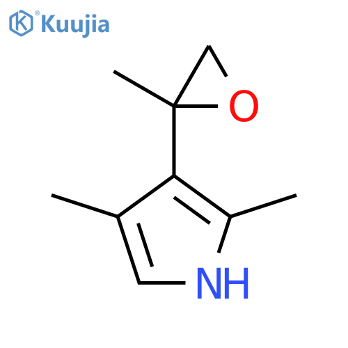 2,4-dimethyl-3-(2-methyloxiran-2-yl)-1H-pyrrole structure