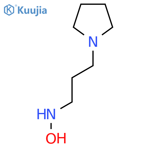 N-3-(pyrrolidin-1-yl)propylhydroxylamine structure