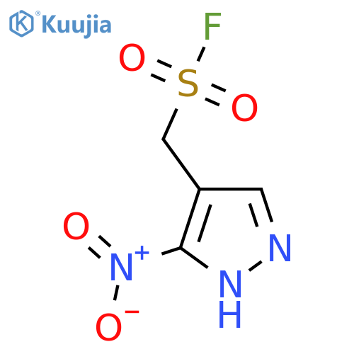 (3-nitro-1H-pyrazol-4-yl)methanesulfonyl fluoride structure