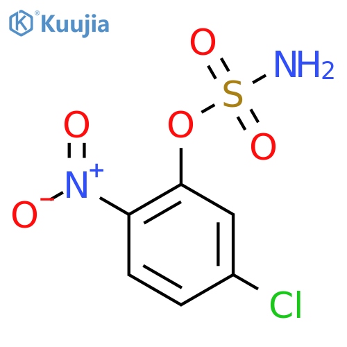 5-chloro-2-nitrophenyl sulfamate structure
