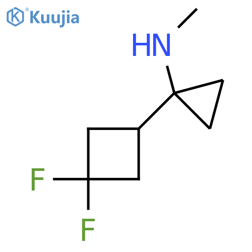 1-(3,3-difluorocyclobutyl)-N-methylcyclopropan-1-amine structure