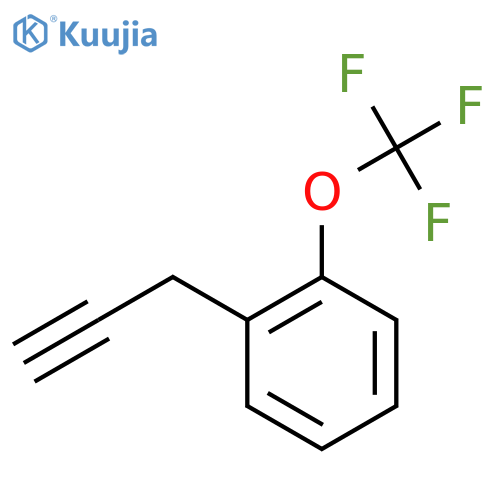 1-(prop-2-yn-1-yl)-2-(trifluoromethoxy)benzene structure