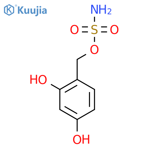 (2,4-dihydroxyphenyl)methyl sulfamate structure