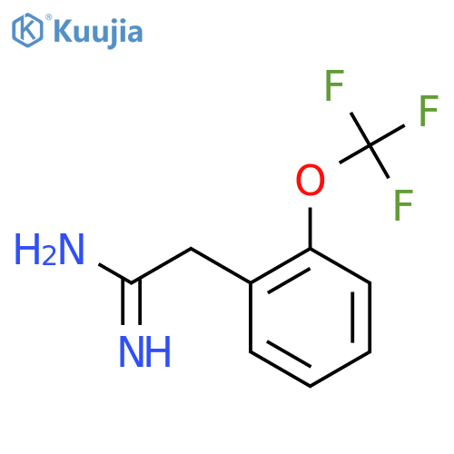 2-2-(trifluoromethoxy)phenylethanimidamide structure