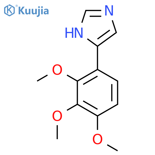 4-(2,3,4-trimethoxyphenyl)-1H-imidazole structure