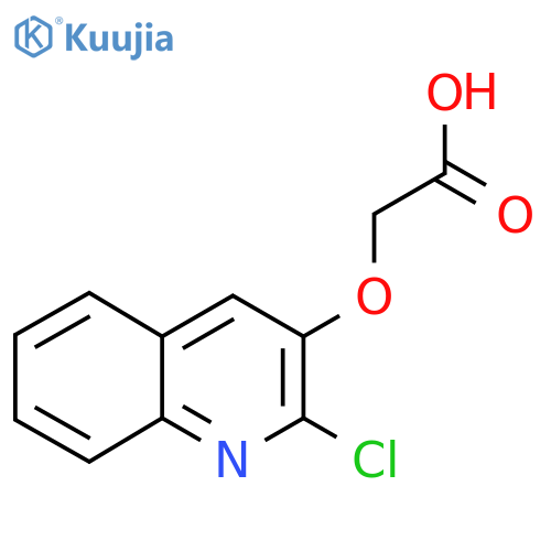 2-(2-chloroquinolin-3-yl)oxyacetic acid structure
