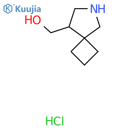 {6-azaspiro3.4octan-8-yl}methanol hydrochloride structure