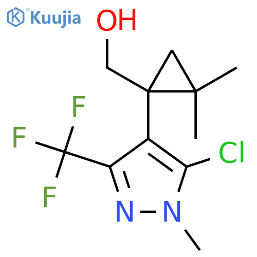 {1-5-chloro-1-methyl-3-(trifluoromethyl)-1H-pyrazol-4-yl-2,2-dimethylcyclopropyl}methanol structure
