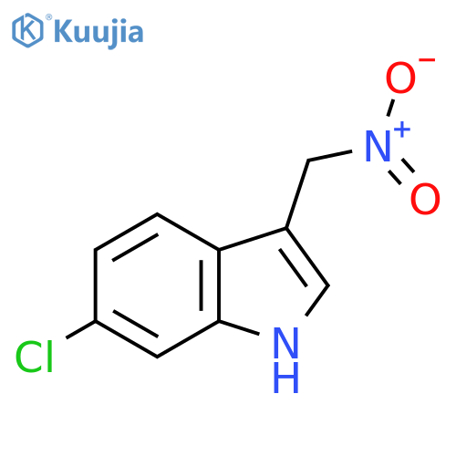 6-chloro-3-(nitromethyl)-1H-indole structure
