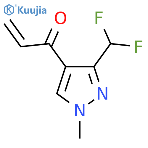 1-3-(difluoromethyl)-1-methyl-1H-pyrazol-4-ylprop-2-en-1-one structure