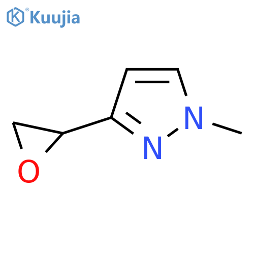 1-methyl-3-(oxiran-2-yl)-1H-pyrazole structure