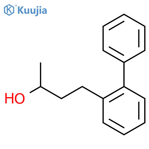 4-(2-phenylphenyl)butan-2-ol structure