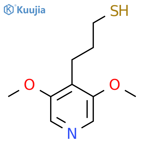 3-(3,5-dimethoxypyridin-4-yl)propane-1-thiol structure