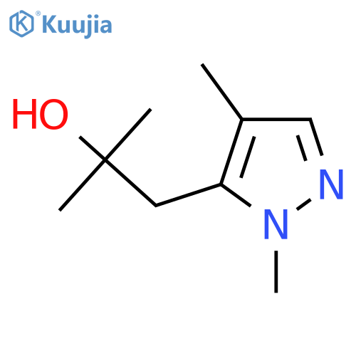 1-(1,4-dimethyl-1H-pyrazol-5-yl)-2-methylpropan-2-ol structure