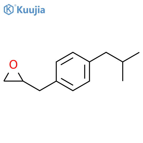 2-{4-(2-methylpropyl)phenylmethyl}oxirane structure