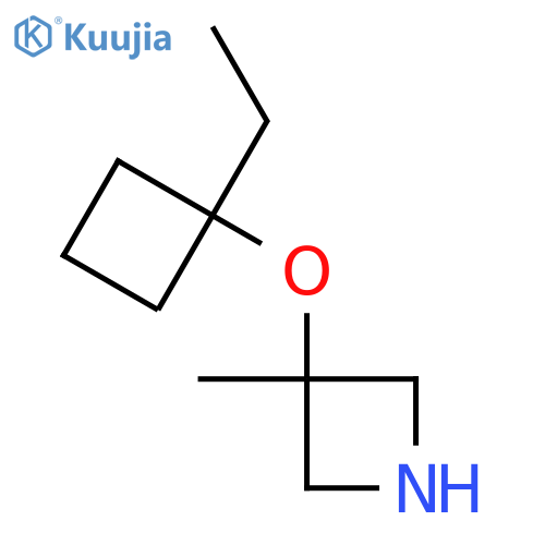3-(1-ethylcyclobutoxy)-3-methylazetidine structure