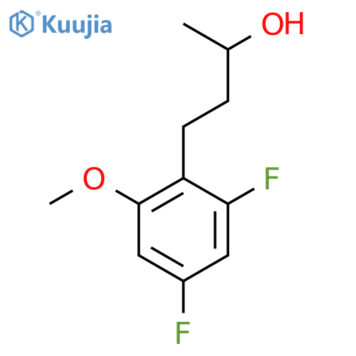 4-(2,4-difluoro-6-methoxyphenyl)butan-2-ol structure