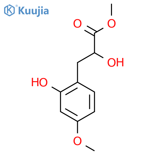 Methyl 2-hydroxy-3-(2-hydroxy-4-methoxyphenyl)propanoate structure