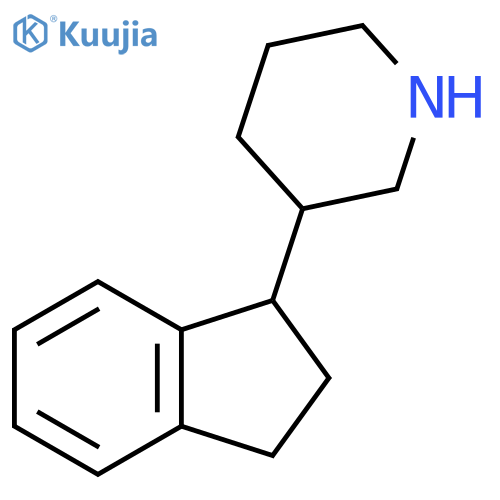3-(2,3-dihydro-1H-inden-1-yl)piperidine structure