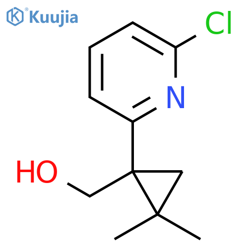 1-(6-chloropyridin-2-yl)-2,2-dimethylcyclopropylmethanol structure